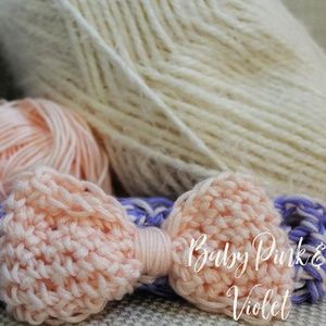 Pink & Violet Baby Headband